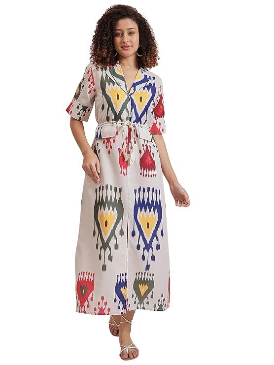 25-11.jpg ATHENA LIFESTYLE Multi Abstract Dress