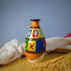 Terracotta Hand-Painted Vase