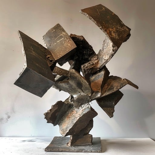 Abstract Metal Sculpture