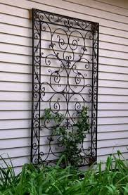 Wrought Iron Wall Art Panel