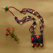 Hand Beaded Tribal Necklace