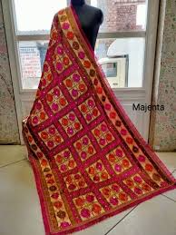 Phulkari Embroidered Dupatta