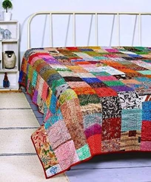 Patchwork Kantha Quilt 87