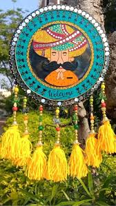 Rajasthani Mirror Work Wall Hanging 85