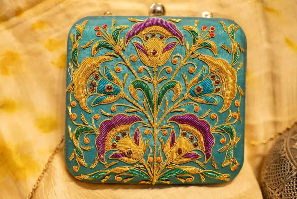 Zardozi Bridal Clutch 43